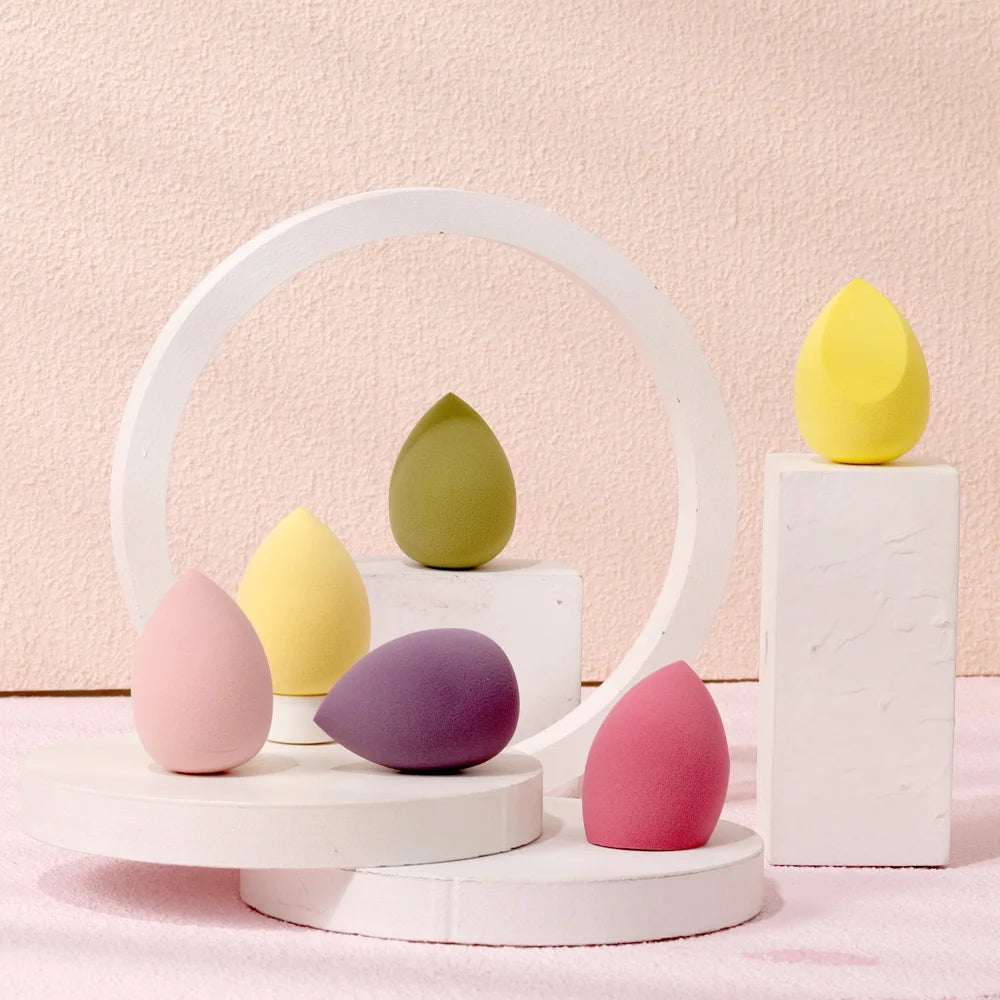 OVW 4PCS Make Up Sponge Soft New Cosmetics Beauty Egg Foundation Tool Blending Puff for BB Cream