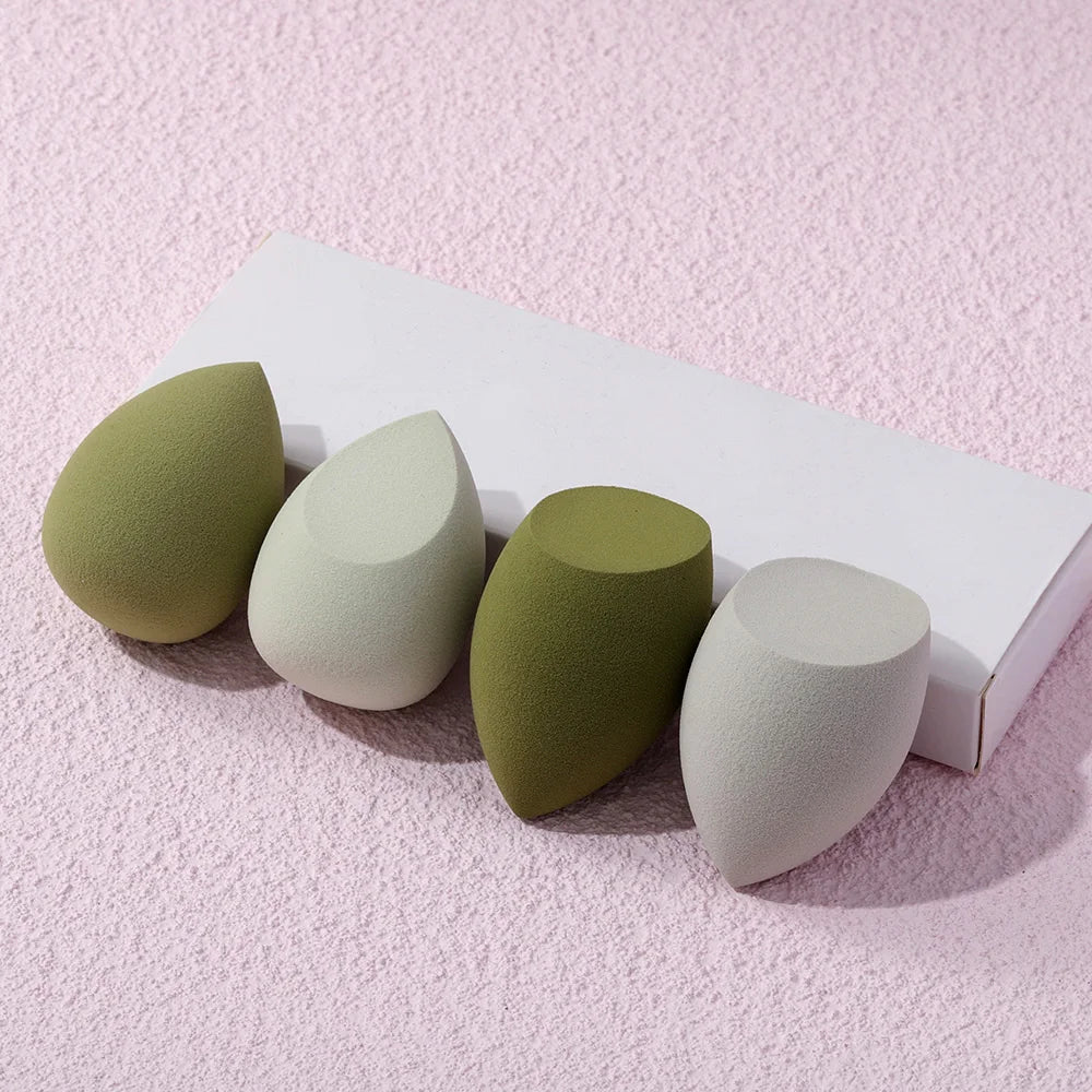 OVW 4PCS Make Up Sponge Soft New Cosmetics Beauty Egg Foundation Tool Blending Puff for BB Cream