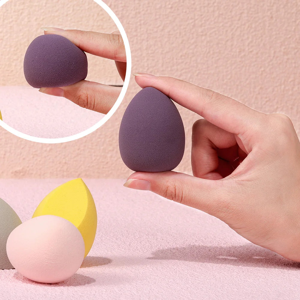 OVW 4PCS Make Up Sponge Soft New Cosmetics Beauty Egg Foundation Tool Blending Puff for BB Cream