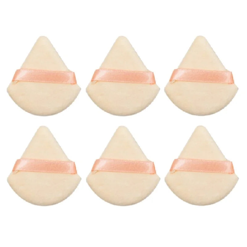 Triangle Powder Puff Soft Makeup Sponge for Face Make Up Eyes Contouring Shadow Cosmetic Washable Mini Velvet Foundation Puff