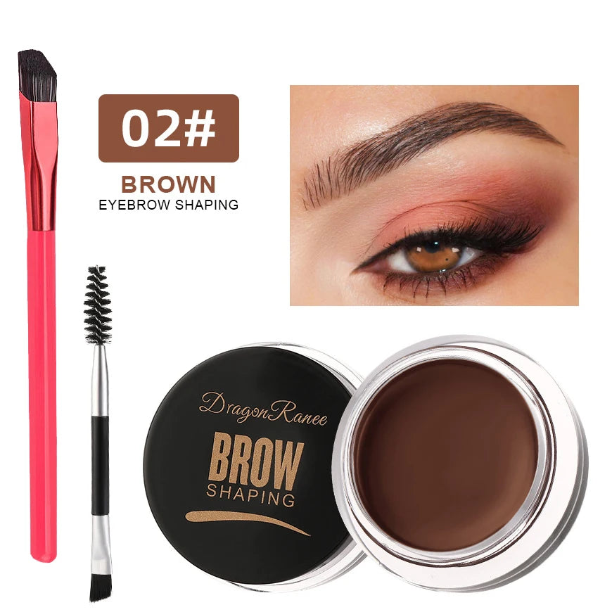 Multi-function Eyebrow Brush With Wild Eyebrows Cream Concealer Square Eye Brow Make Up Brushes For Women Eyebrow Shaping Gel