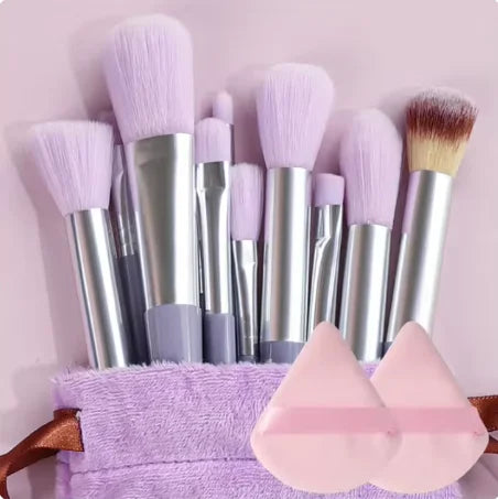 13 PCS LOT Makeup Brushes Set Eye Shadow Foundation Women Cosmetic Brush Eyeshadow Blush Beauty Soft Make Up Tools Bag