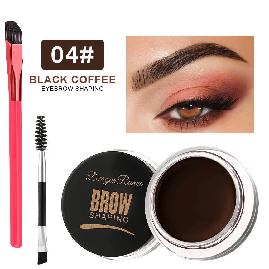 Multi-function Eyebrow Brush With Wild Eyebrows Cream Concealer Square Eye Brow Make Up Brushes For Women Eyebrow Shaping Gel